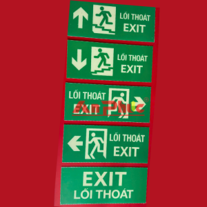 Biển báo dạ quang thoát hiểm