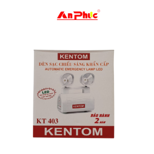 Đèn sạc chiếu sáng thoát hiểm KenTom KT 403