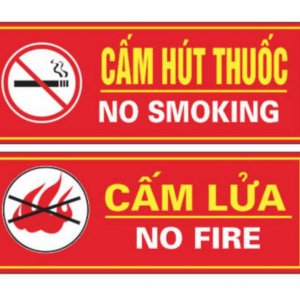 bảng cấm hút thuốc