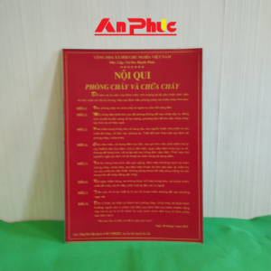 Bộ nội quy tiêu lệnh chữa cháy kim loại