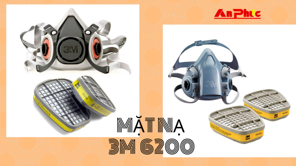 mặt nạ phòng độc tốt - 3M 6200
