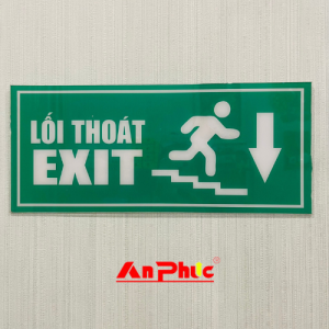 Bảng Exit mica lối thoát