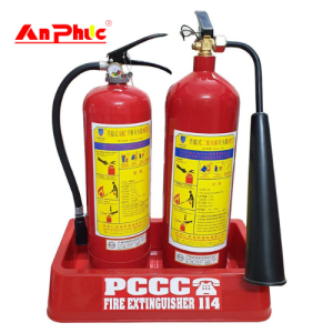 Kệ nhựa 2 bình chữa cháy