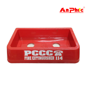 Kệ nhựa 2 bình chữa cháy