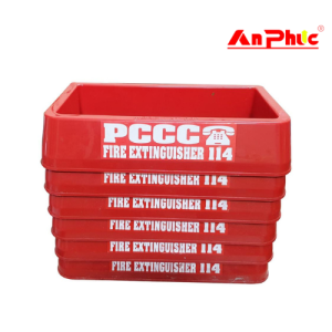 Kệ nhựa 2 bình chữa cháy