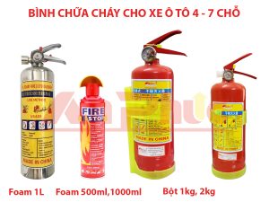 bình chữa cháy cho xe hơi năm 2020 mà các tài xế cần biết