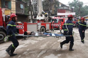 xử lý khi gặp đám cháy