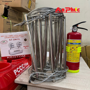 Thang dây thoát hiểm cáp và bậc inox