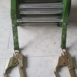 Thang dây thoát hiểm bậc thép mạ kẽm trắng chống rỉ