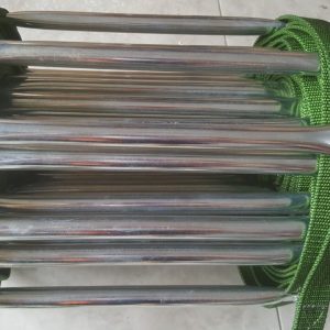 Thang dây thoát hiểm bậc thép mạ kẽm trắng chống rỉ