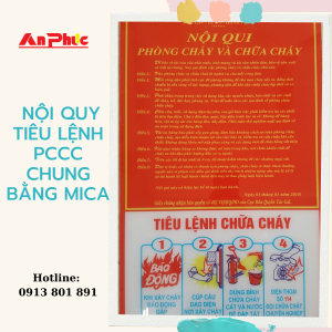 Nội quy tiêu lệnh PCCC