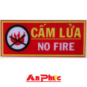 Bảng cấm lửa mica