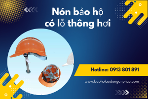 Nón bảo hộ có lỗ thông hơi